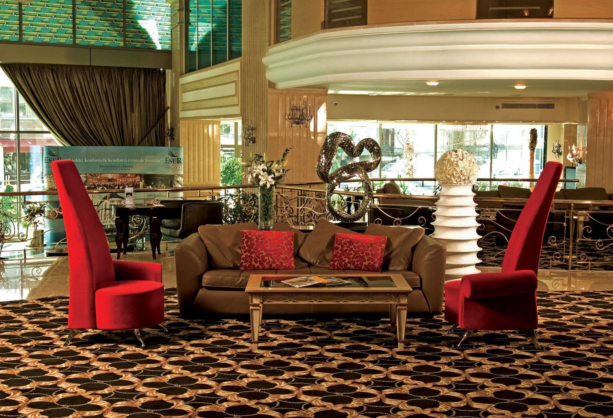 Eser Premium Hotel & Spa Бююкчекмедже Экстерьер фото The lobby of the hotel